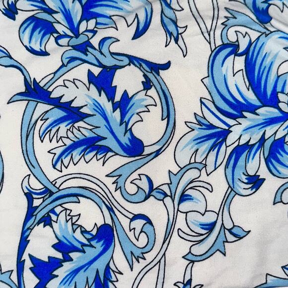 J&K Leggings High-Rise Stretch Pull On Buttery Smooth Womens XS Blue White - Picture 5 of 9